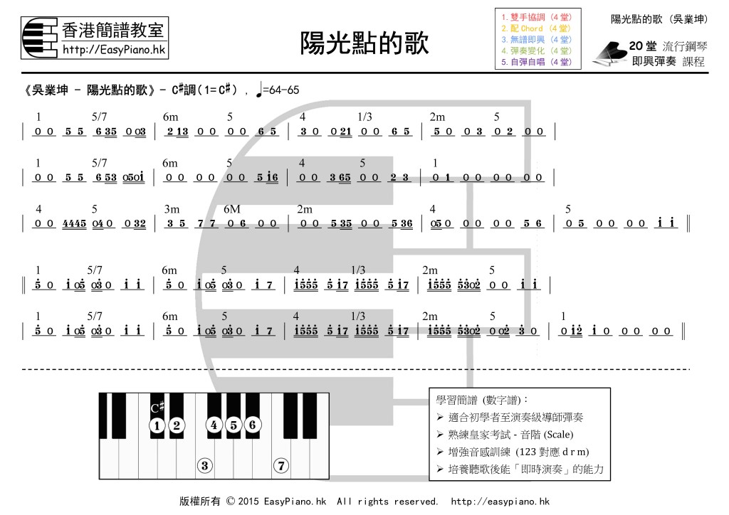 陽光點的歌(吳業坤)