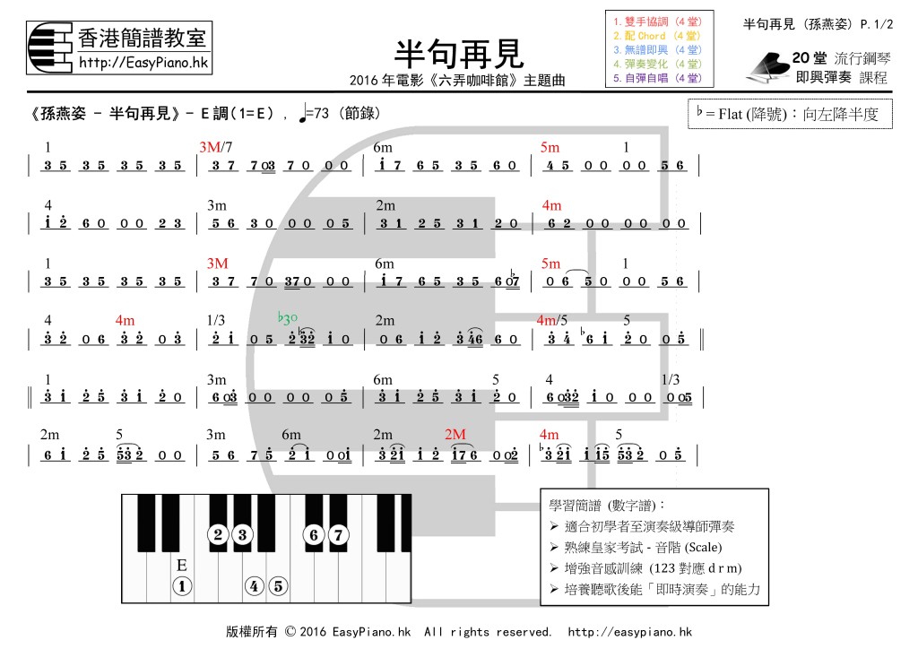 半句再見(孫燕姿)_P.1